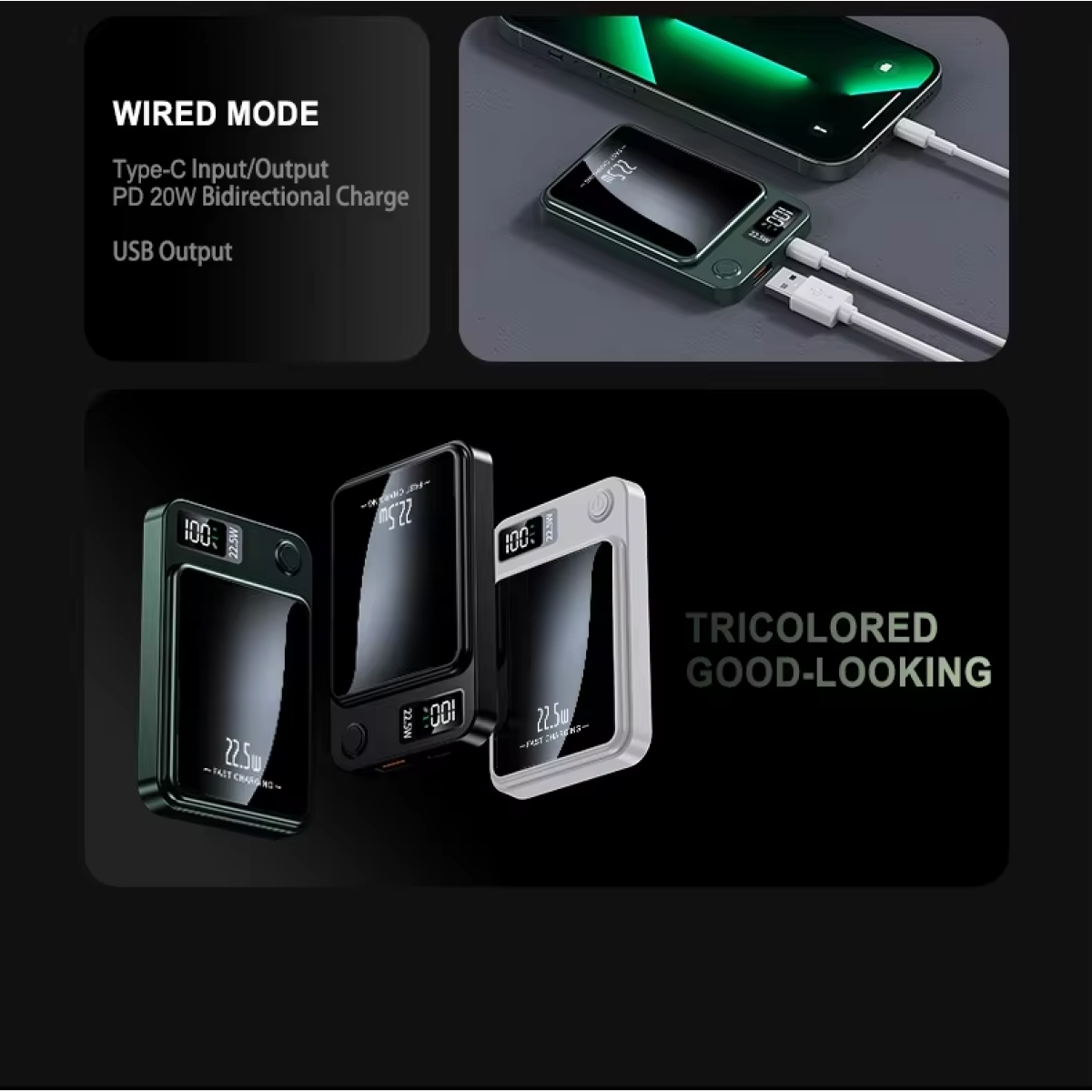 Magnetic Wireless Power Bank