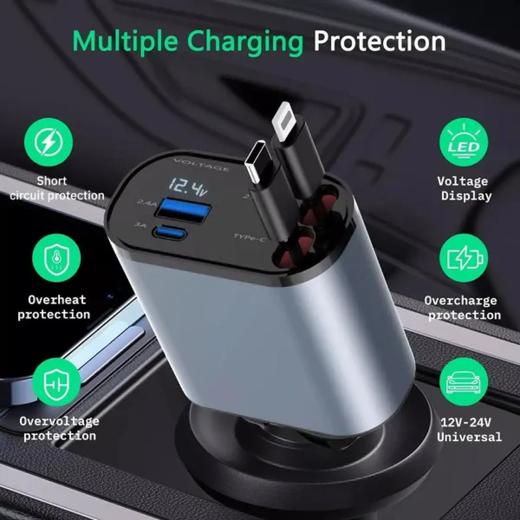 Car USB Fast Charger 120W