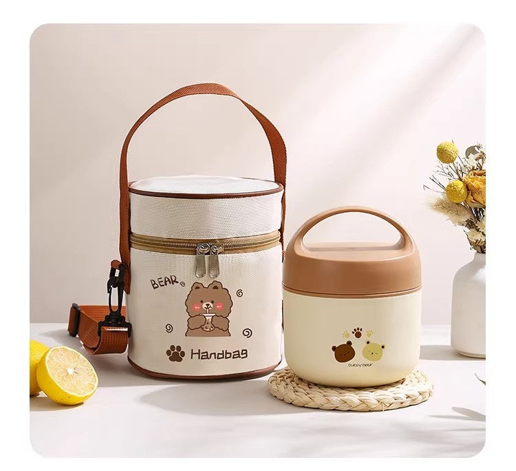 Leak-Proof Insulated Soup Container & Lunch Box