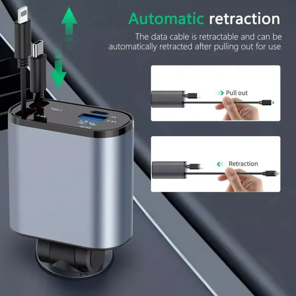 Car USB Fast Charger 120W