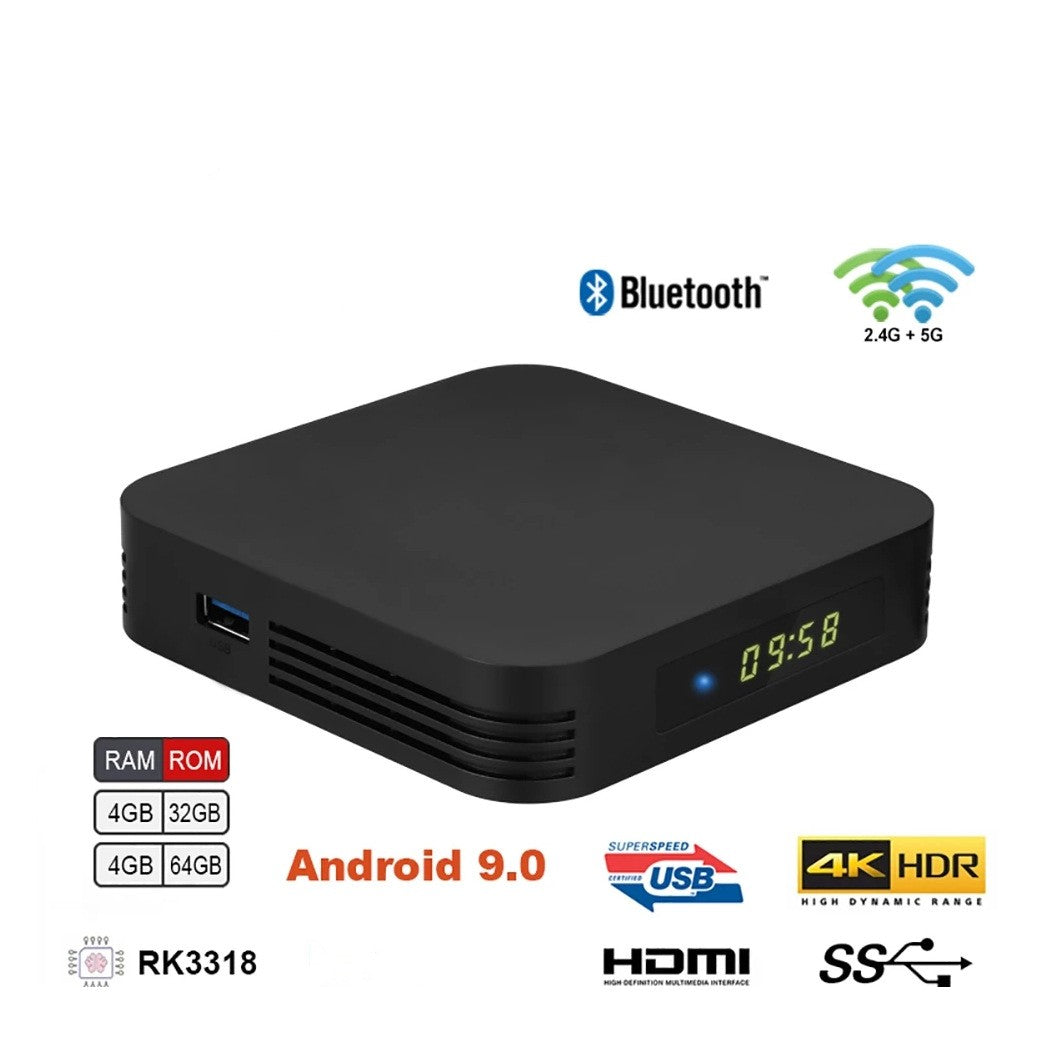 Android 4K TV Box, 64GB, 5G WiFi