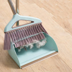 Broom & Dustpan Cleaning Set with Scraper
