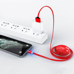 Magnetic retractable 3-in-1 charging cable