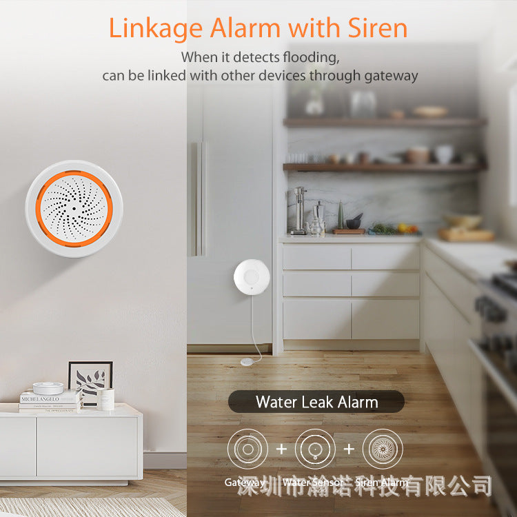 WiFi water leak detector size reference