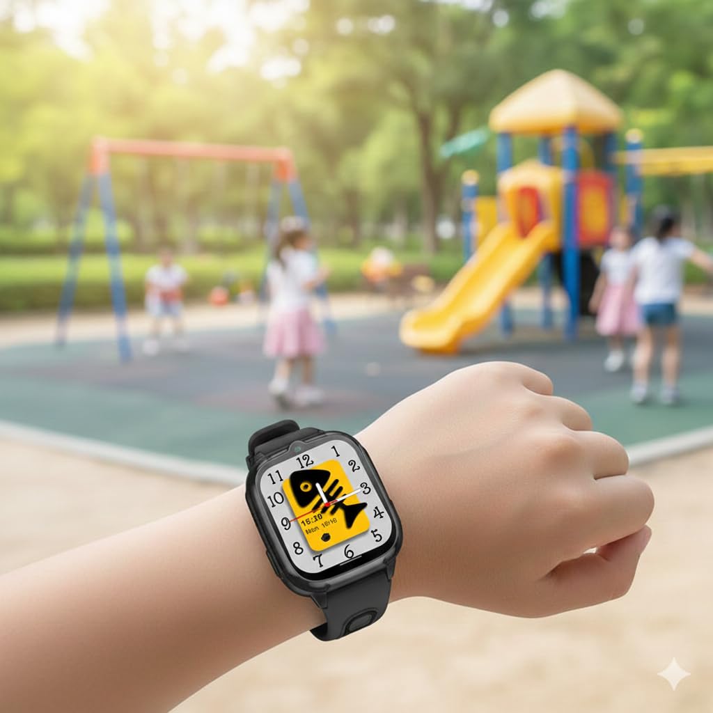 Kids GPS smartwatch video call screen
