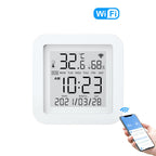 WiFi temperature humidity sensor with display