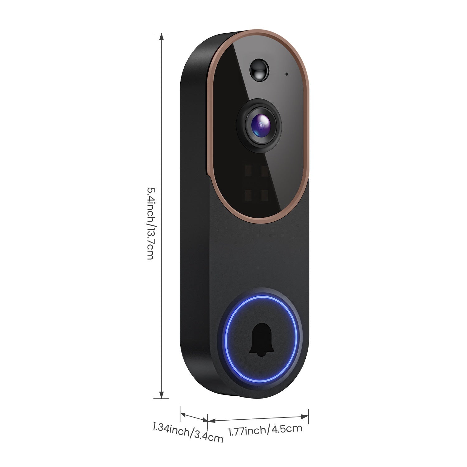 Outdoor Video Doorbell Camera with Intercom