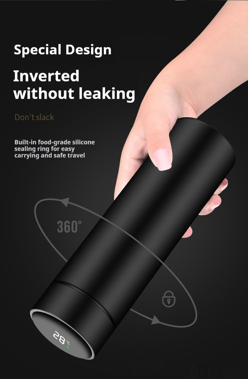 Smart Insulated Bottle with Temperature Display