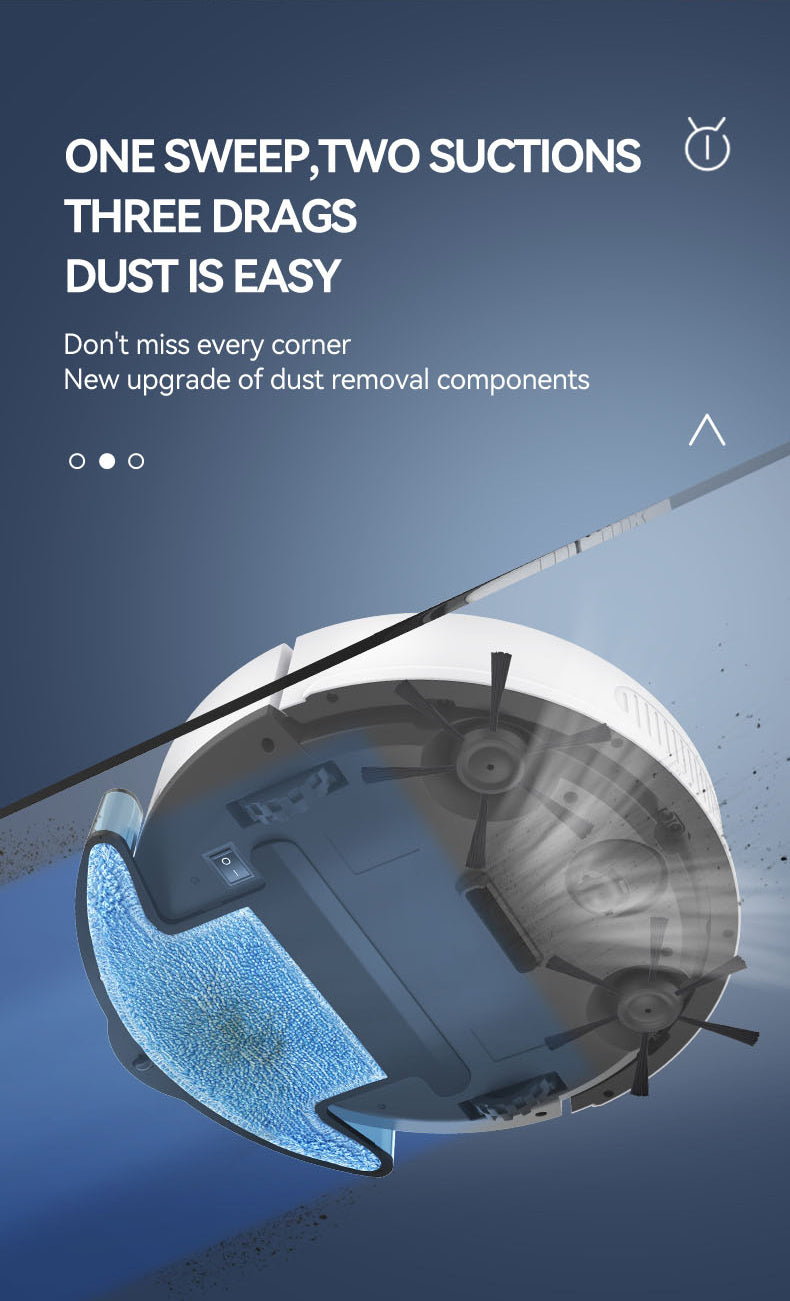 3-in-1 Smart Sweeping & Vacuum Robot