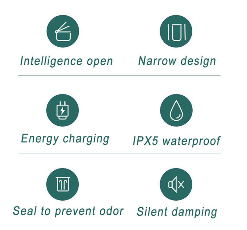 Smart Motion-Sensor Trash Can with Lid