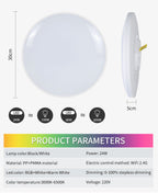 WiFi Smart Ceiling Light, Colorful