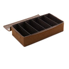Under-bed storage box compartments