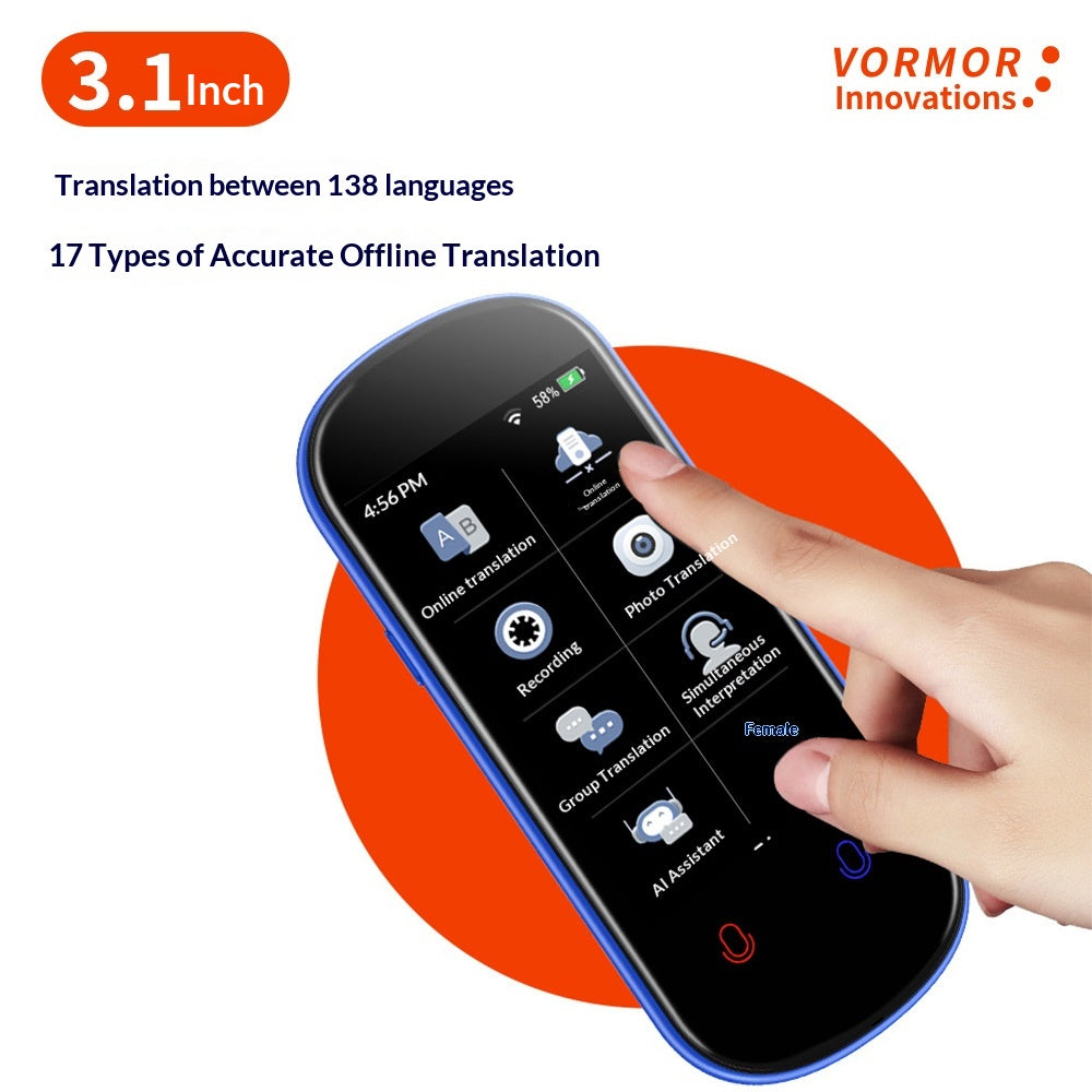 Smart voice translator in use